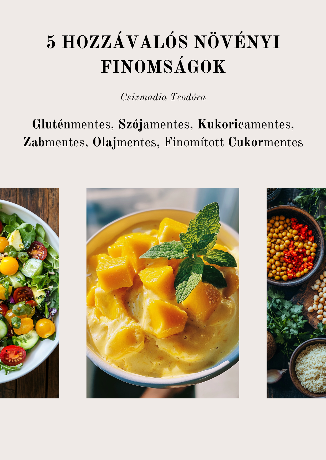 5 Hozzávalós Növényi Finomságok